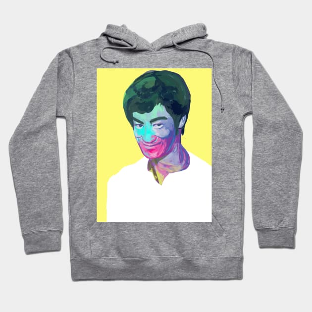 Bruce Lee Hoodie by Pale Blue Dot